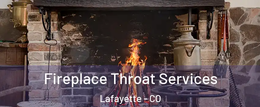  Fireplace Throat Services Lafayette - CO