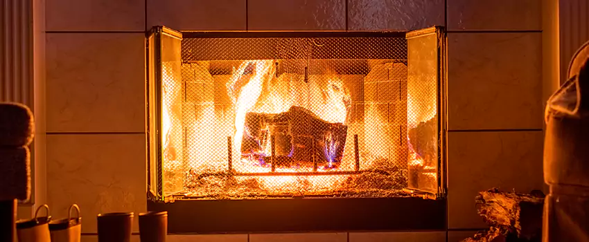 Mendota Hearth Landscape Fireplace Installation in Lafayette, Colorado