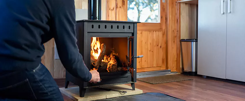 Open Hearth Wood Fireplace Installation in Lafayette, CO