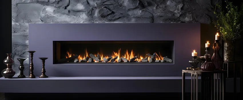 Ember Bed for Ventless Gas Fireplace in Lafayette, CO