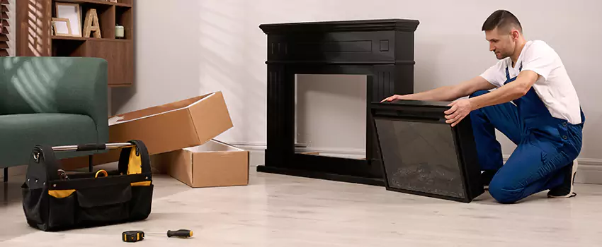 Old Rusted Metal Fireplace Repair And Replacement in Lafayette, CO